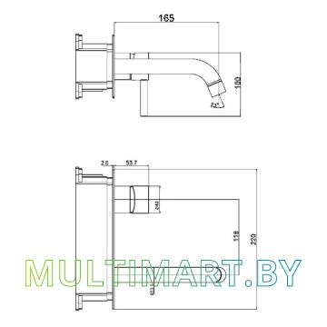 Смеситель Maxonor PL7287-7 картинка 2